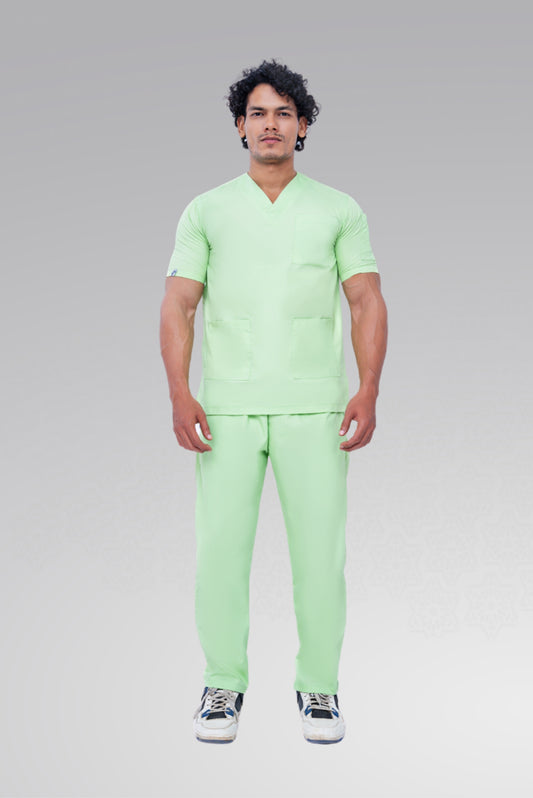 Signature Classic Scrub Suit – Soothing Pastel Green