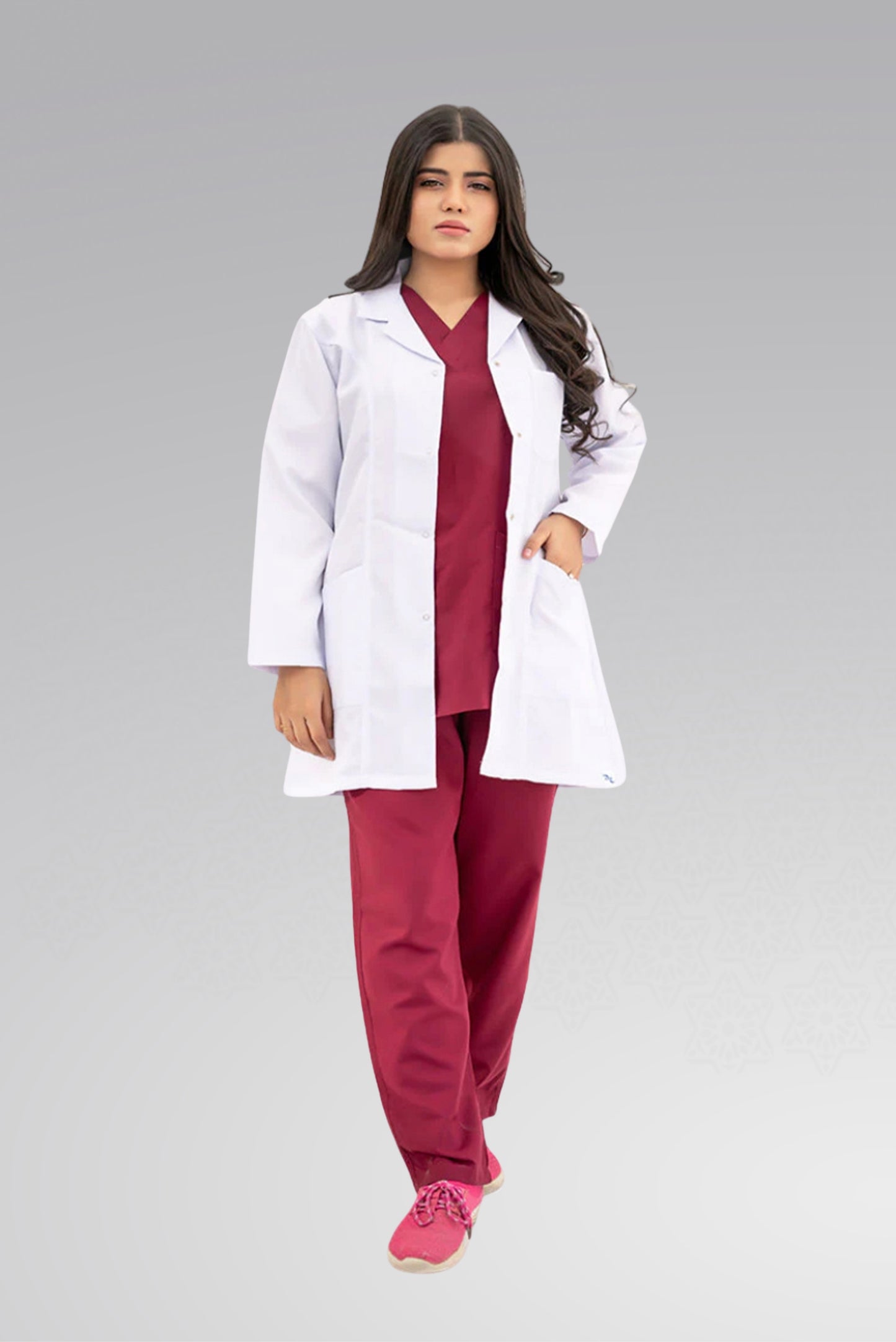 Elite Essence™ Women’s Short Lab Coat – Smart. Stylish. Functional.