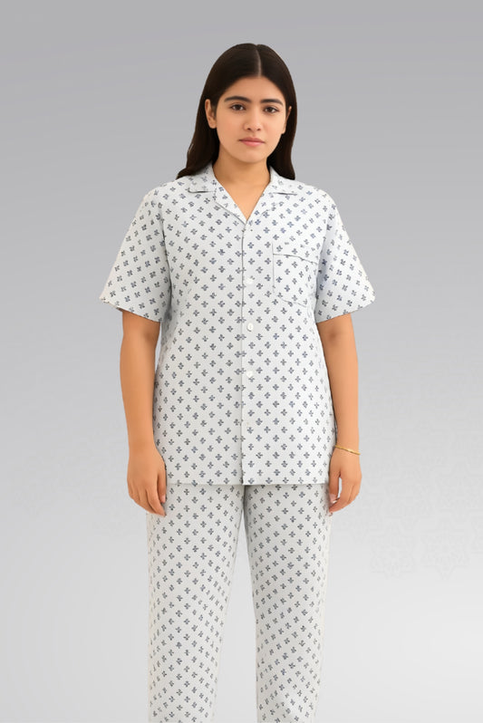 ComfortCare™ Printed Patient Suit – Gentle Style & Everyday Ease