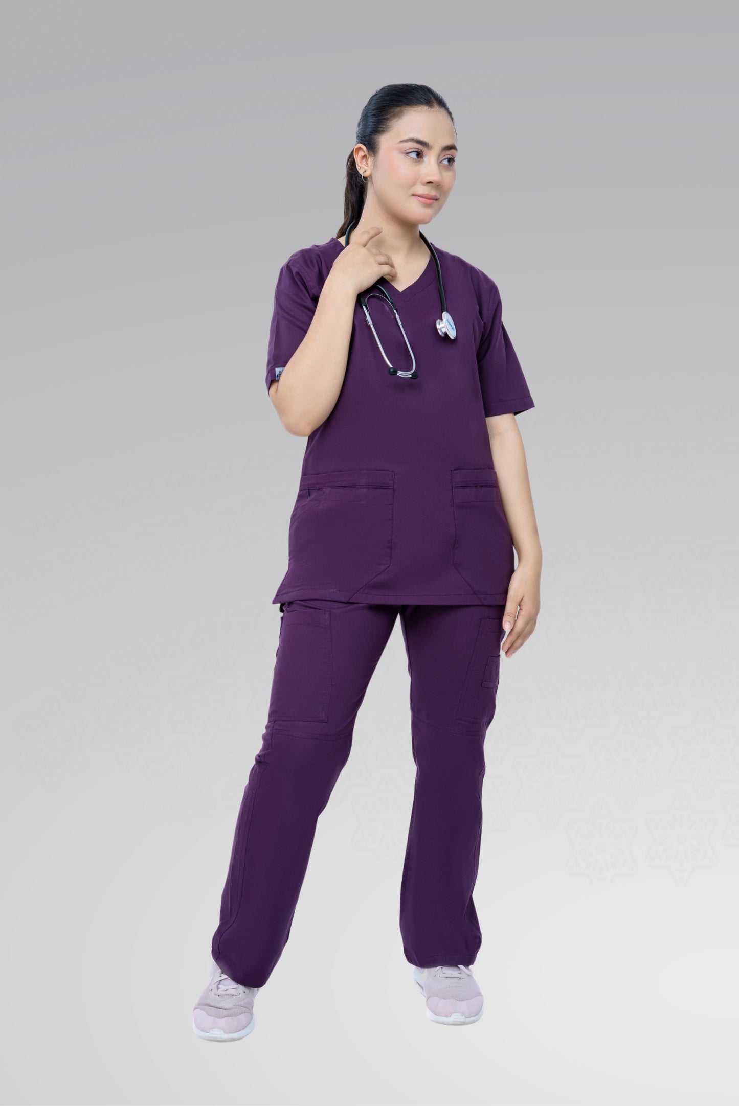 بدلة التنظيف الاحترافية Classic Curve™ - لون ملكي نابض بالحياة