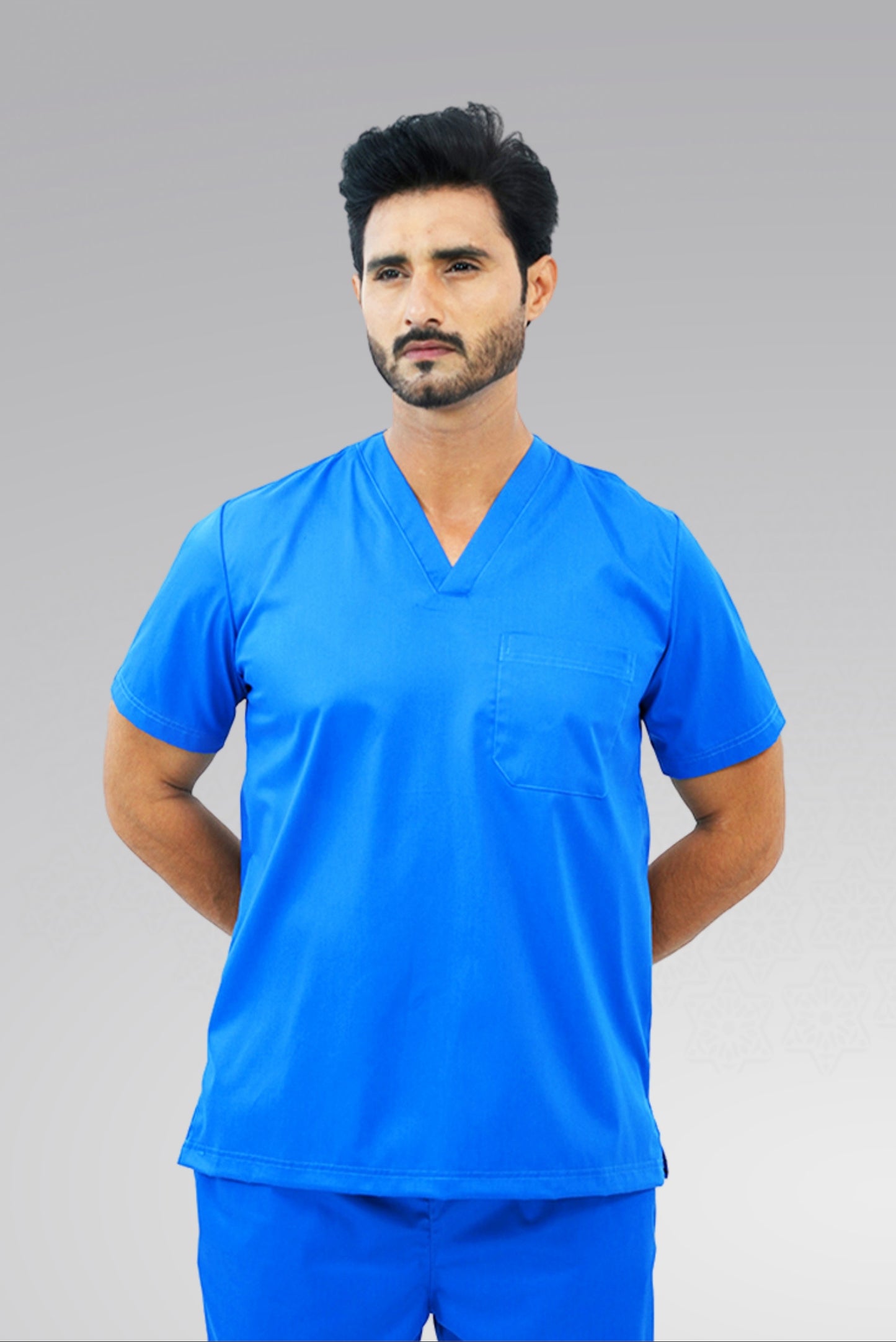 Premium Notch™ Pro Royal Blue Scrub