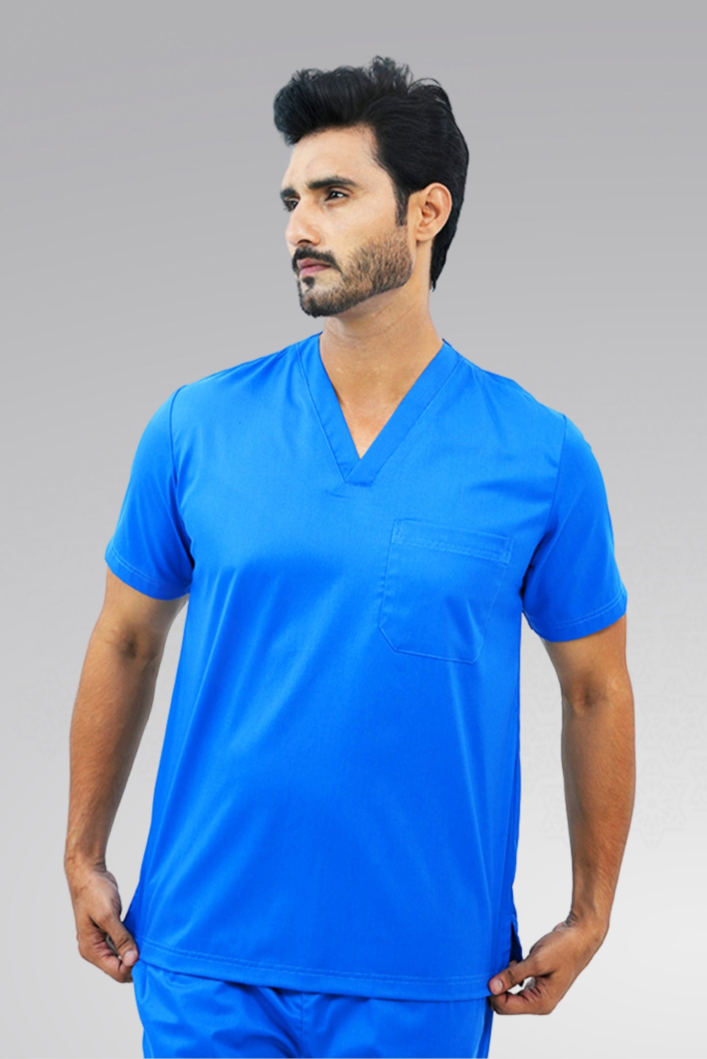 Premium Notch™ Pro Royal Blue Scrub