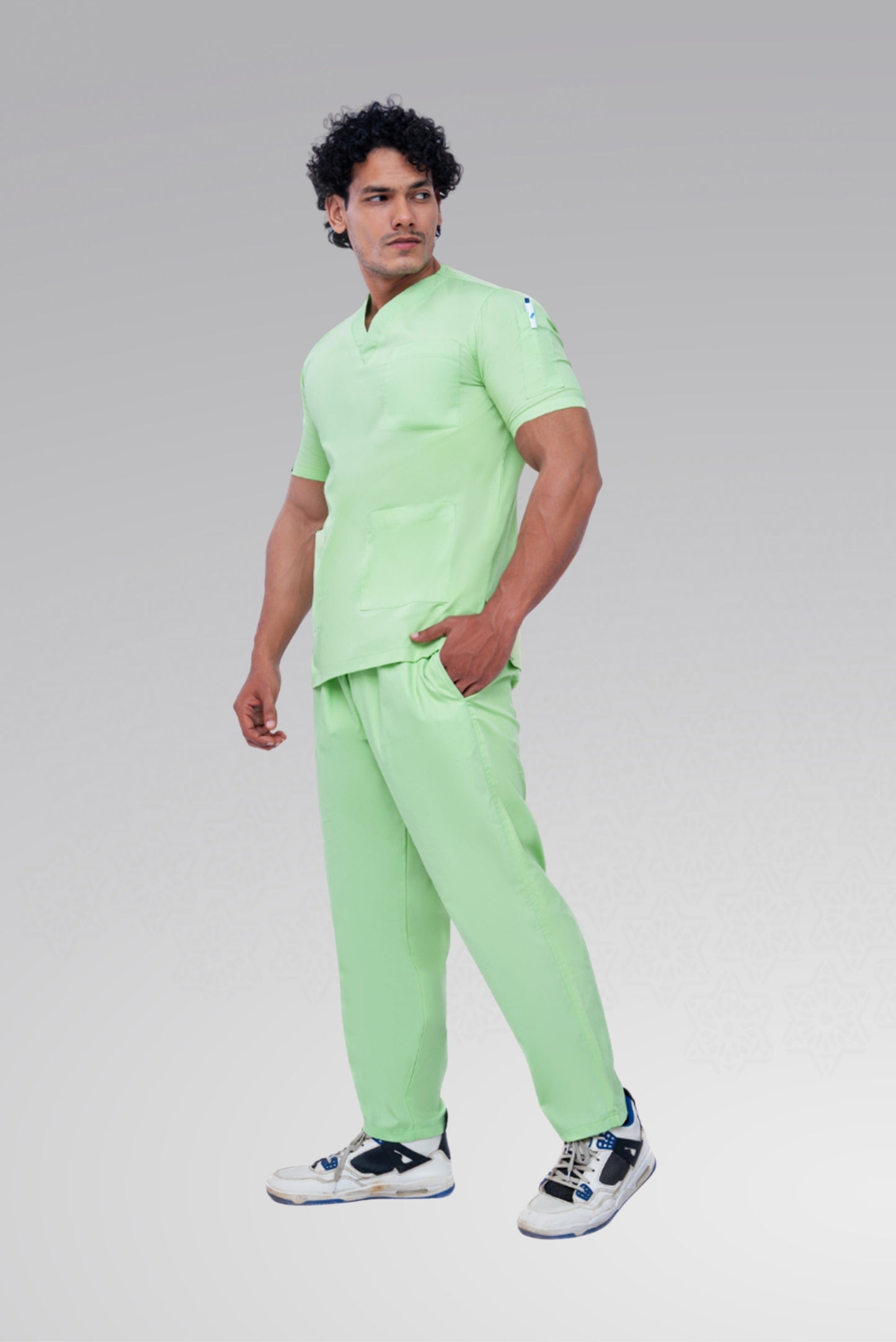 Signature Classic Scrub Suit – Soothing Pastel Green
