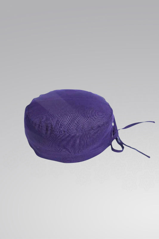 Purple surgical cap