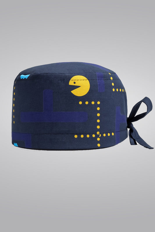 Pac-Man Print Surgical Cap  | GTEX Apparels Pakistan