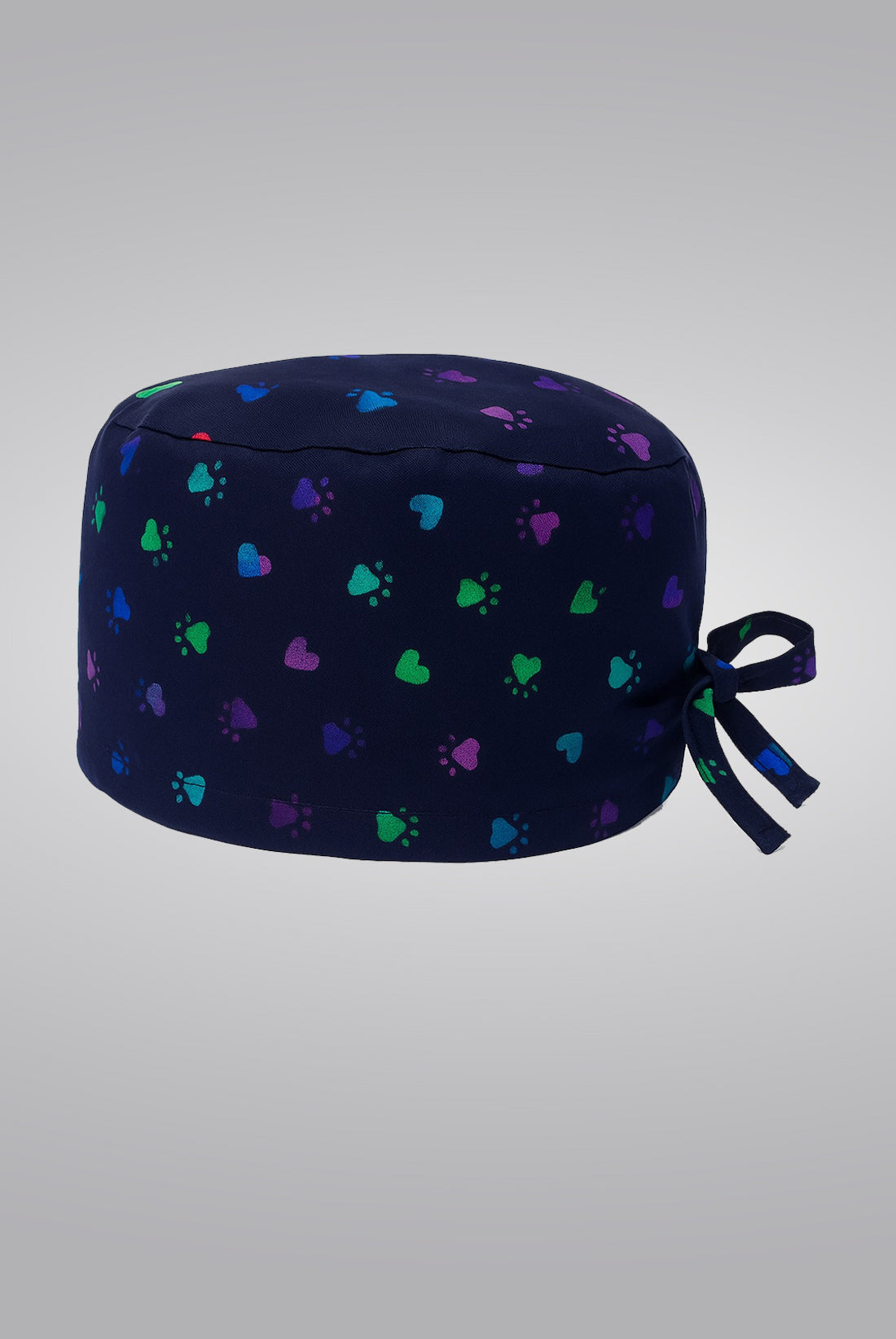 Paw Heart Rainbow Print surgical Cap  | GTEX Apparels Pakistan 1